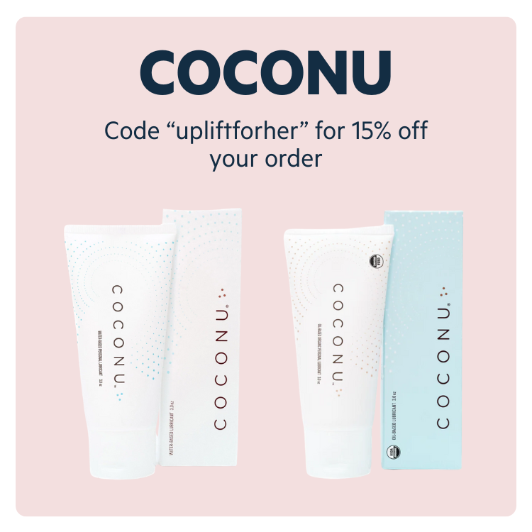 UFH Coconu personal lubricant button