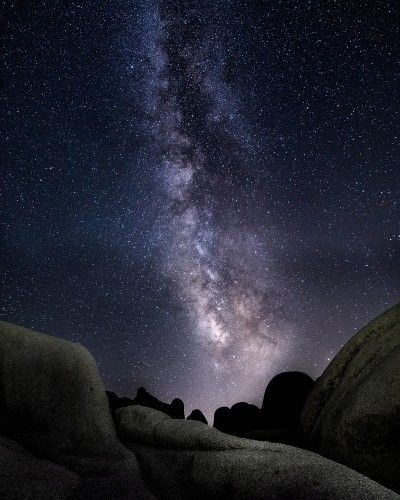 Milky Way Galaxy Illuminates Ancient Desert Landscape