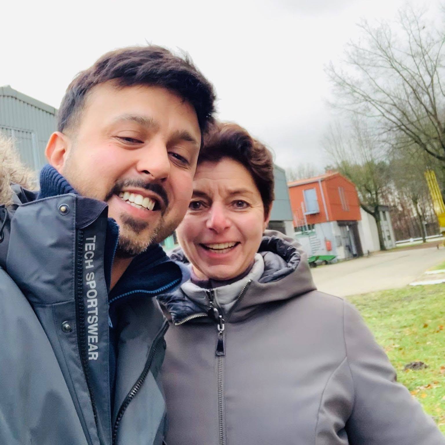 Dave Thind with Monica Theodorescu in 2019