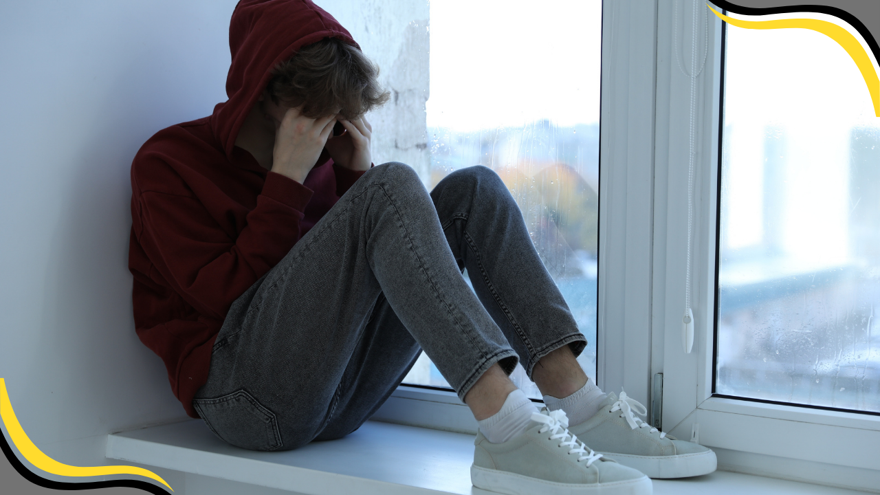anxious teen