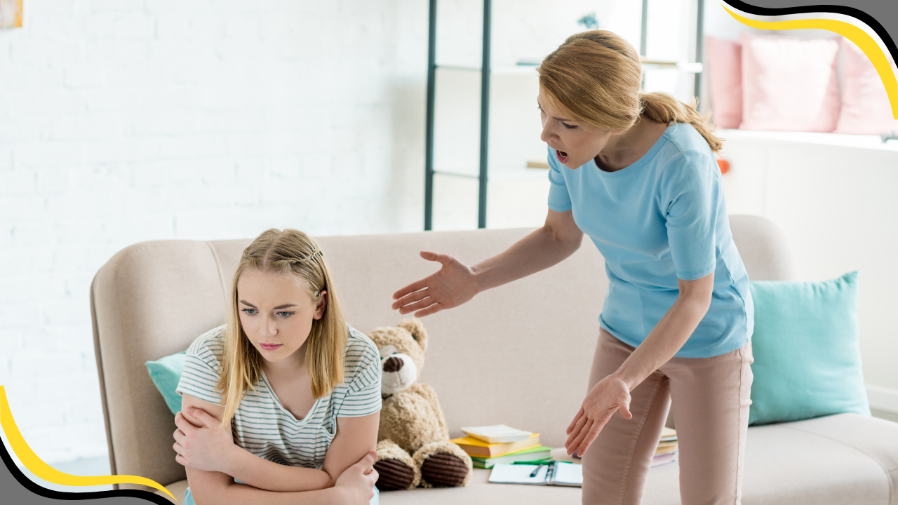 mother and daughter fighting