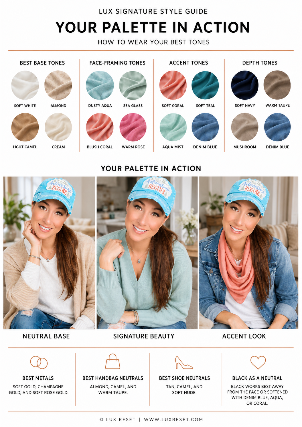 Shell's LUX Signature Style Guide palette in action