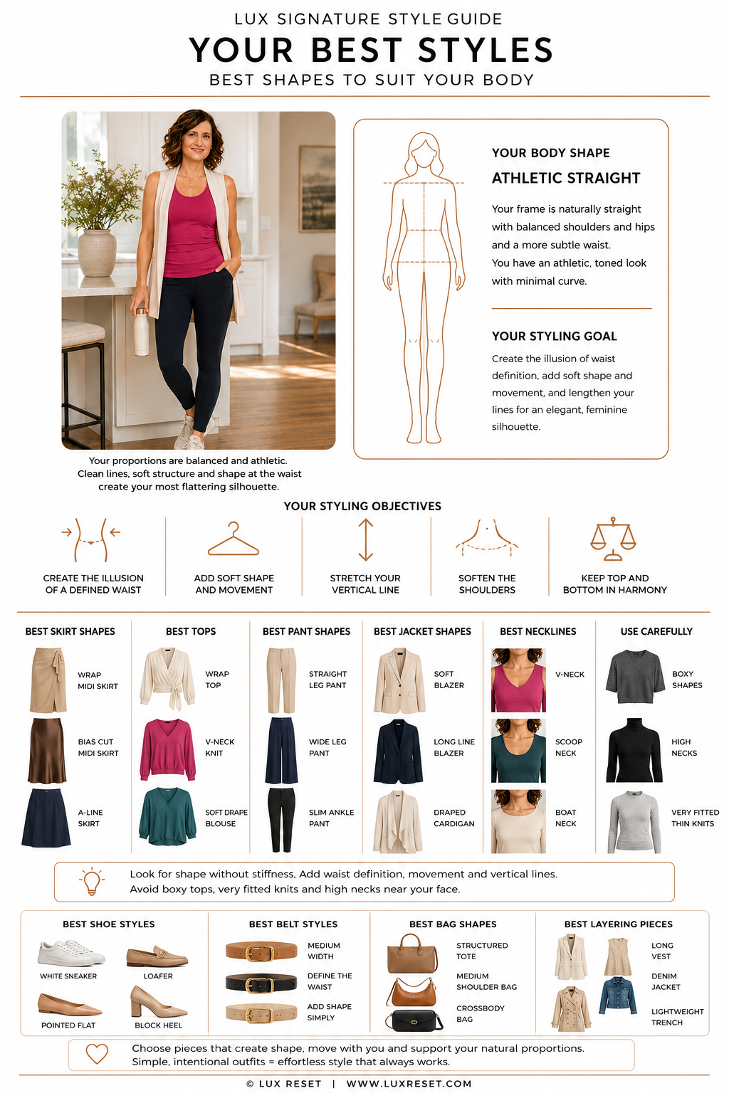 Kellie's LUX Signature Style Guide best styles