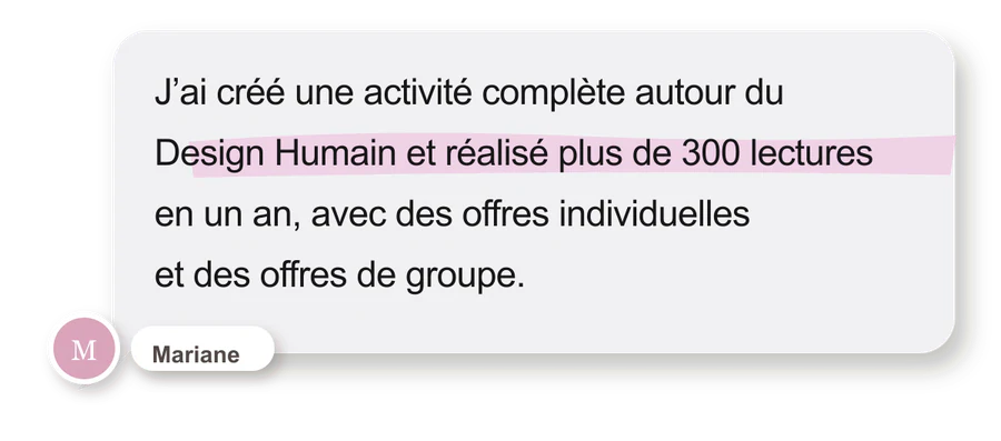 Témoignage de Mariane — plus de 300 lectures en un an