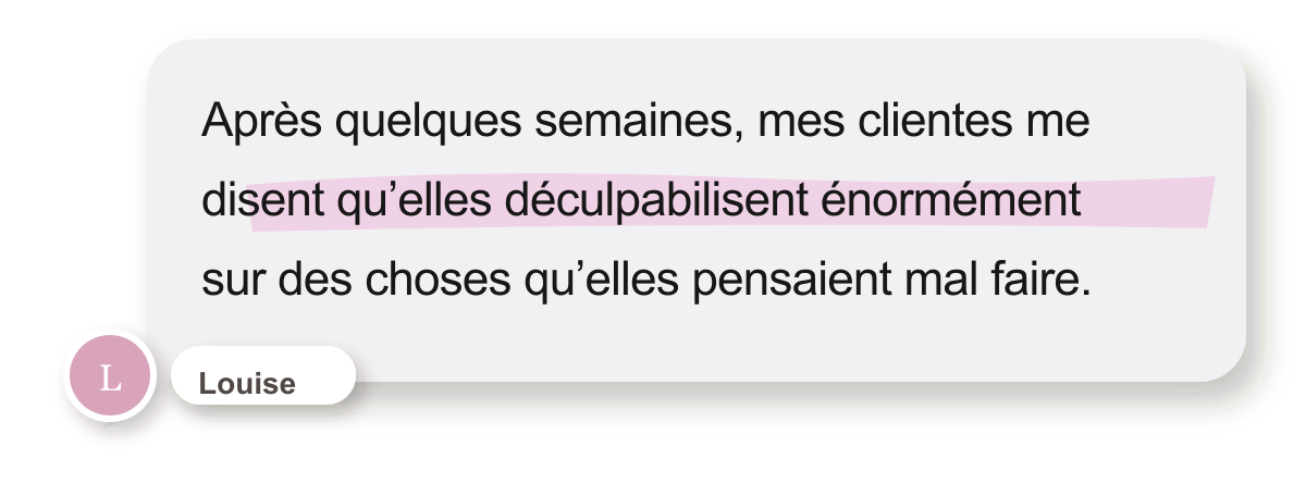 Témoignage de Louise