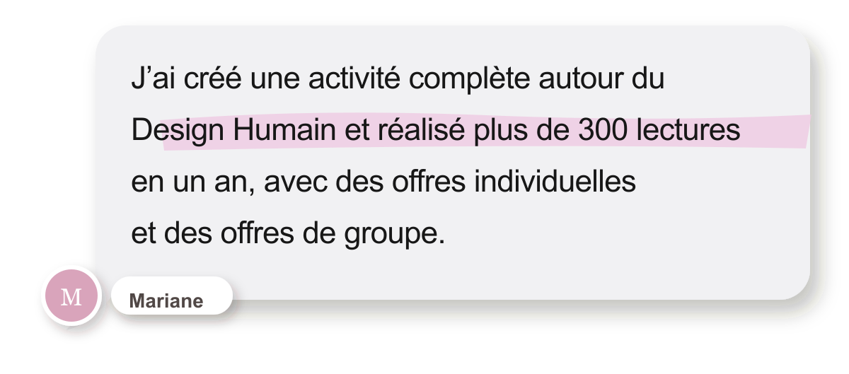 Témoignage de Mariane — plus de 300 lectures en un an