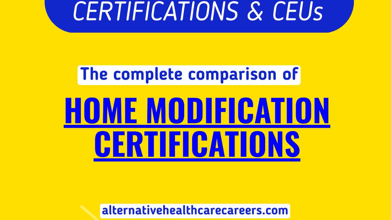 The Top Home Modification Certifications and How to Choose