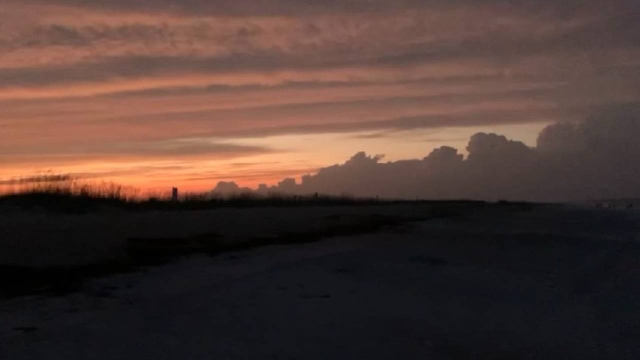 Picture by Katie Rea, Storm Rolling in at beach at Anastasia State Park, Florida.