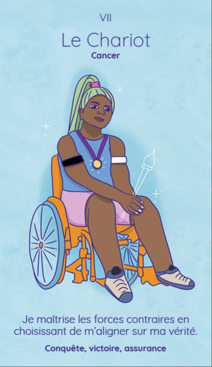 chariot tarot reflet