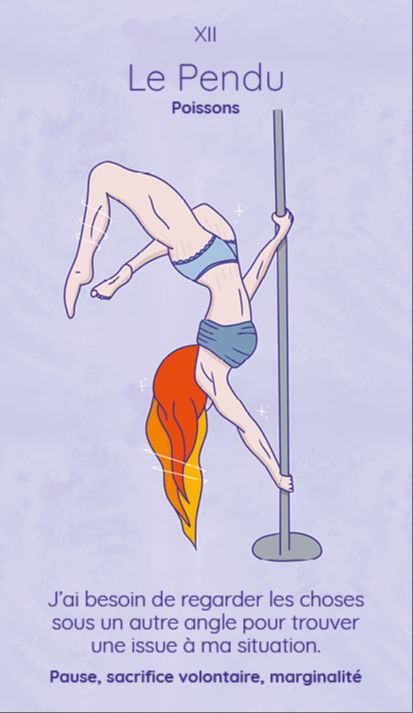 pendu tarot reflet