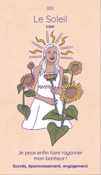 soleil tarot reflet