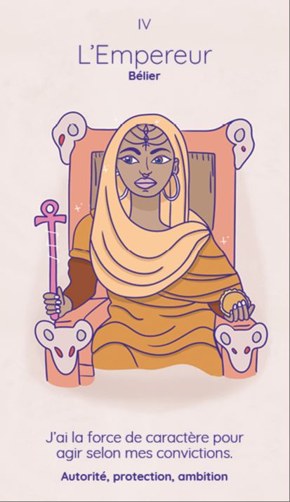 empereur tarot reflet