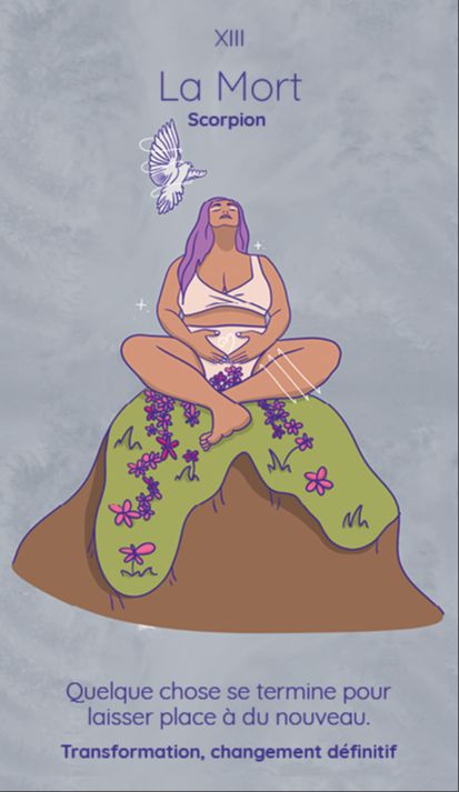 mort arcane sans nom tarot reflet