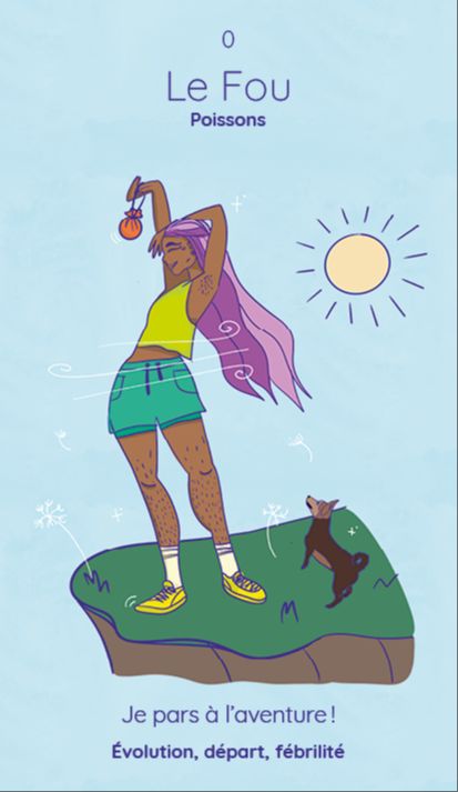 Fou tarot reflet