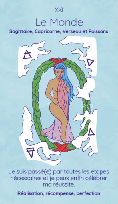 monde tarot reflet