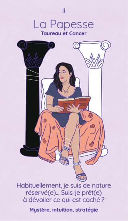 papesse tarot reflet