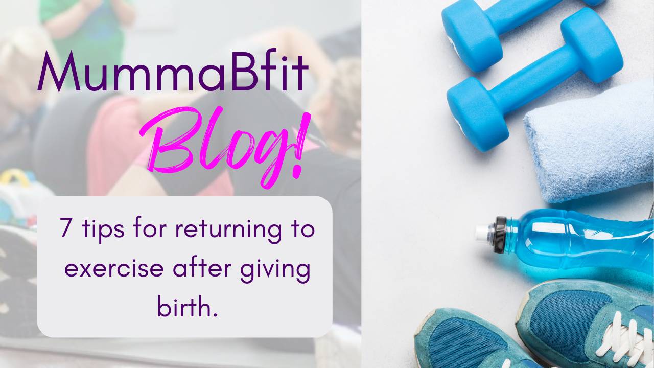 How do I exercise after child birth?