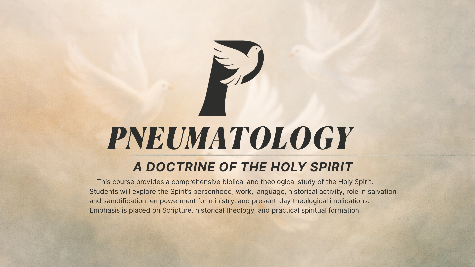 Pneumatology 101