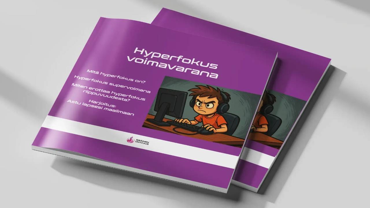 Hyperfokus voimavarana opas kansikuva