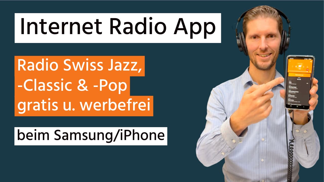 Ws Ssradio Internetradio: Radio Swiss Jazz, Classic & Pop werbefrei auf dem Handy