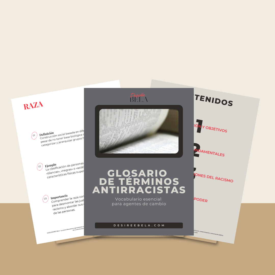 Glosario de Términos Antirracistas — vista del contenido