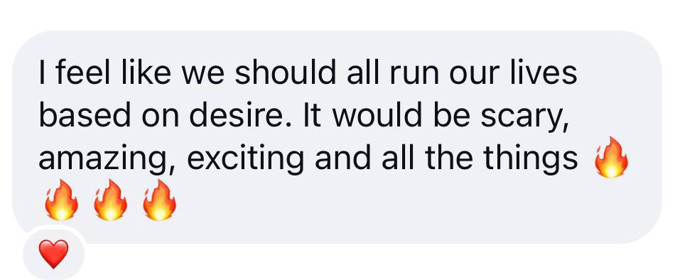 Reader testimonial
