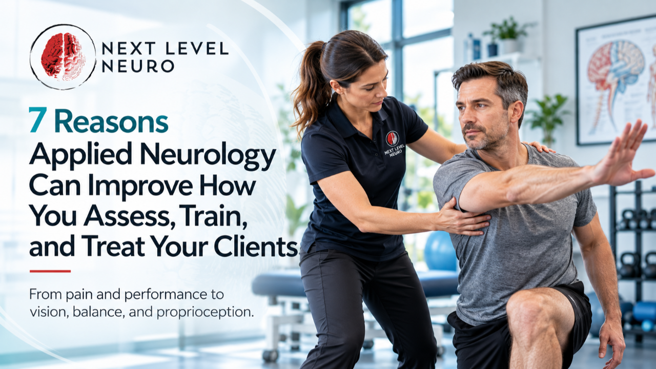 Strength and mobility are only part of the picture. Discover seven ways understanding the nervous system can improve how practitioners assess movement, interpret client responses, and make training and rehabilitation decisions.