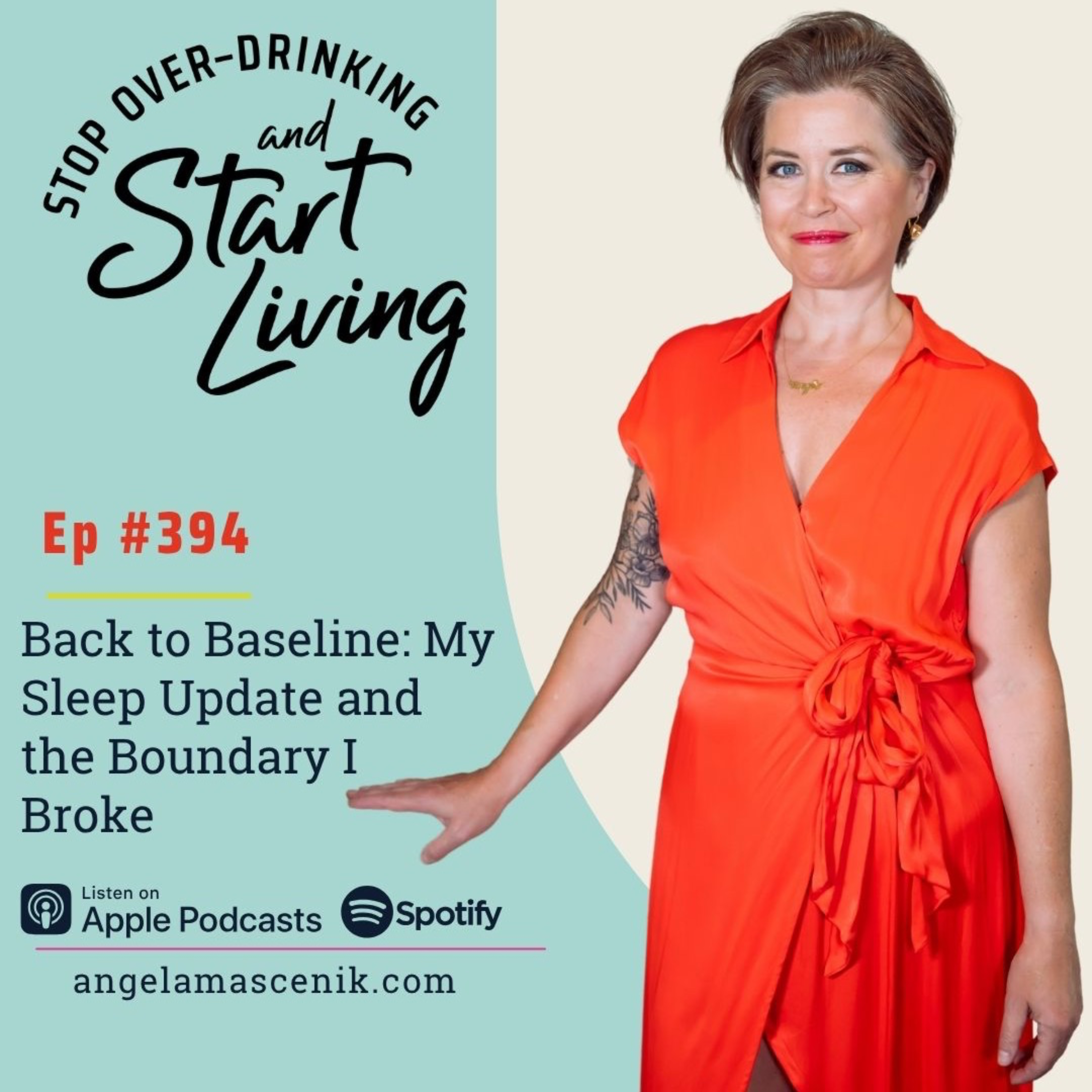 Ep 394 Back to Baseline: My Sleep Update and the Boundary I Broke episode artwork