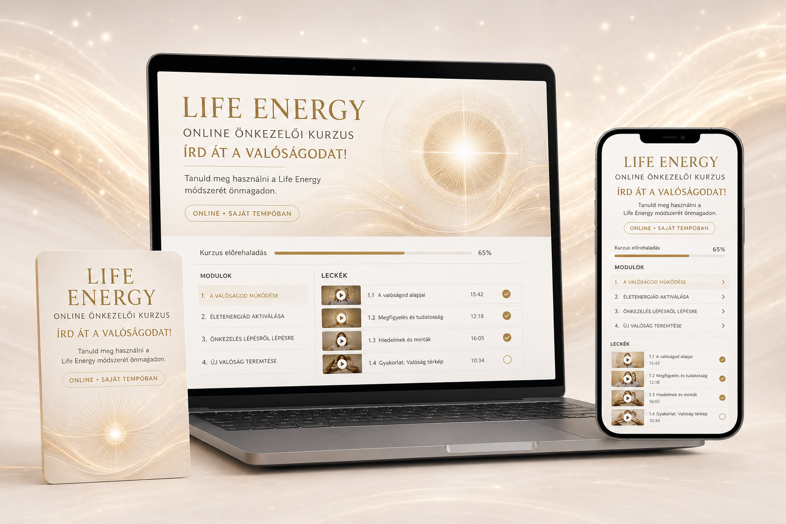 Life Energy kezelőink – cserélhető kép