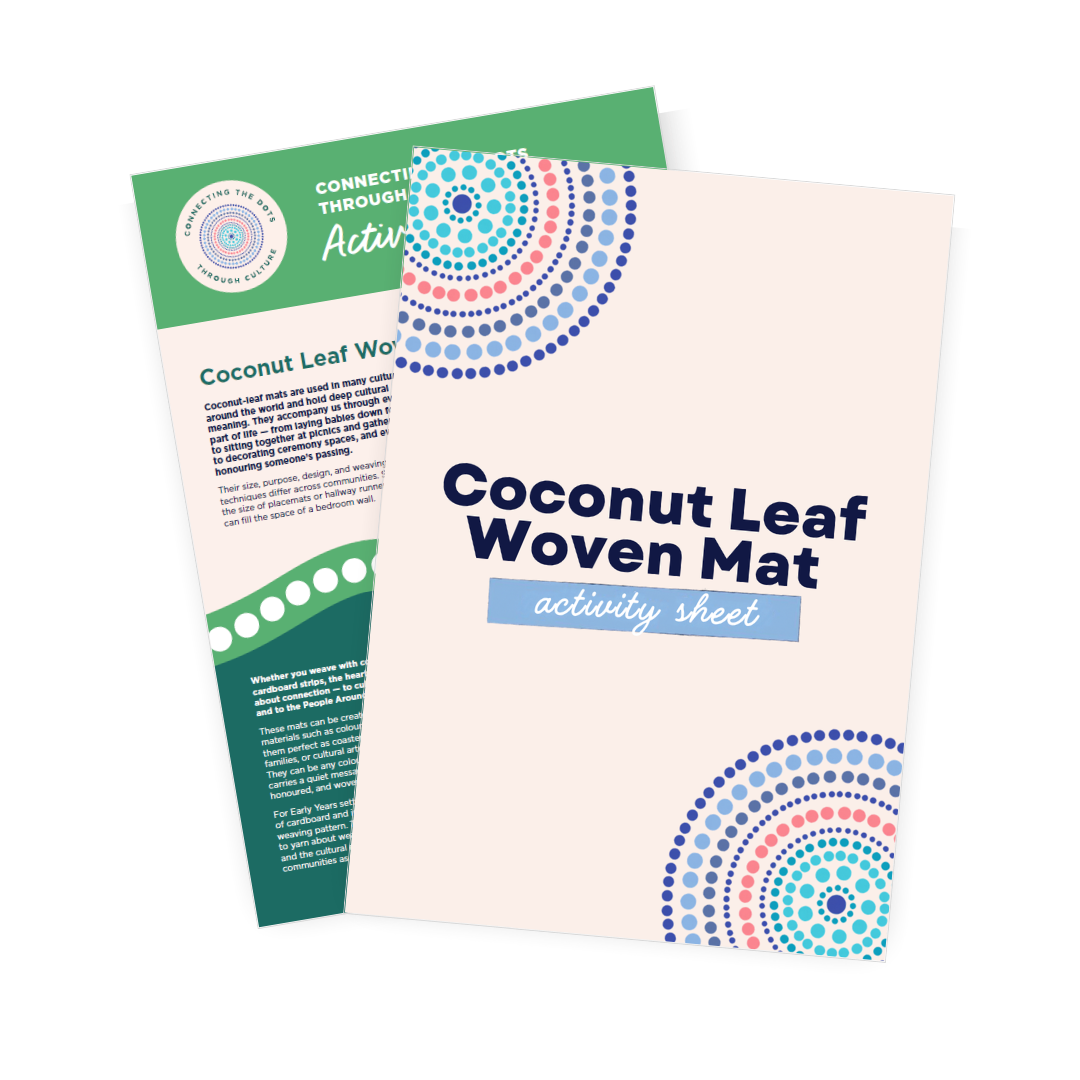 Coconu lead woven mat