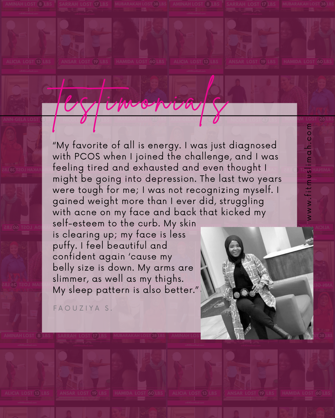 Faouziya S.: my favorite of all is energy