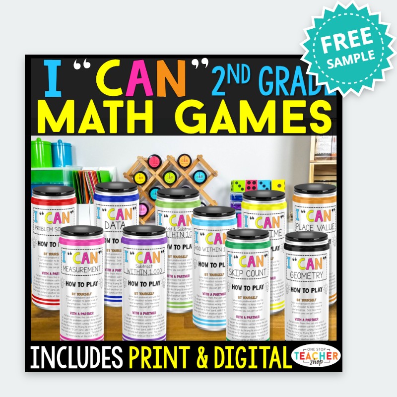 2nd Grade I CAN Math Game