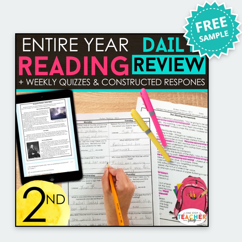 2nd Grade Reading Daily Review