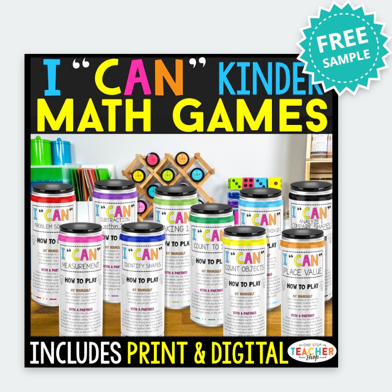 Kindergarten I CAN Math Game