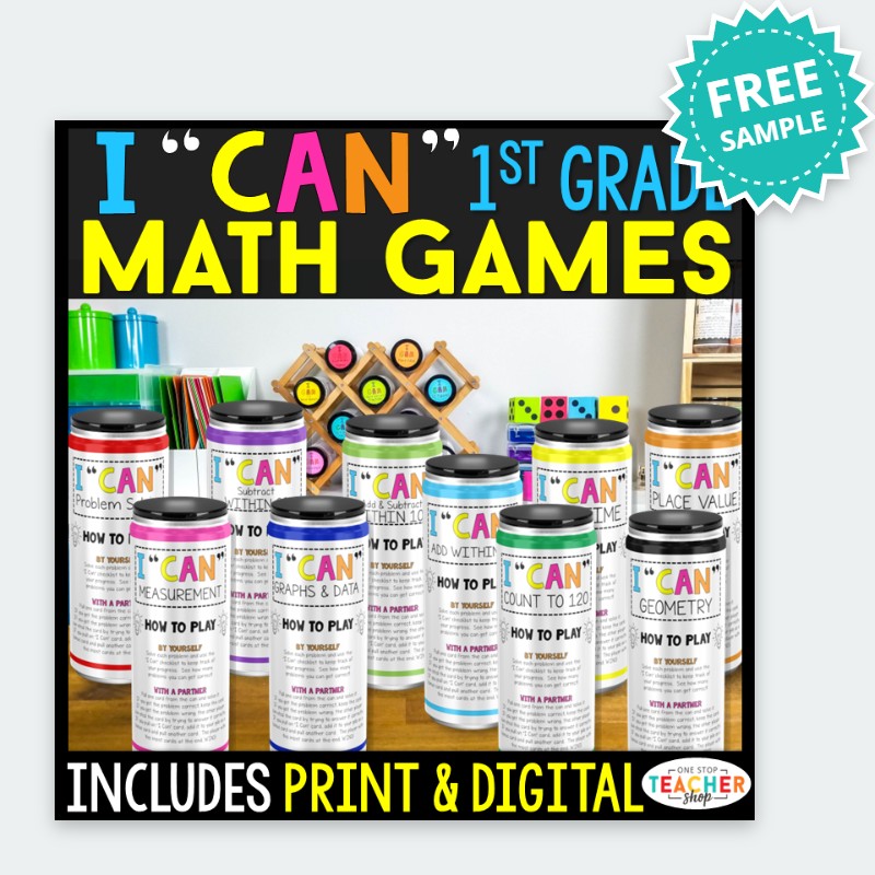 1st Grade I CAN Math Game