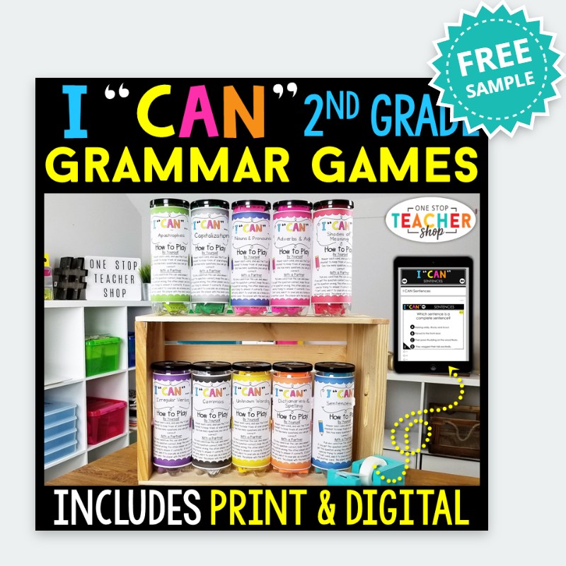 2nd Grade I CAN Grammar Game