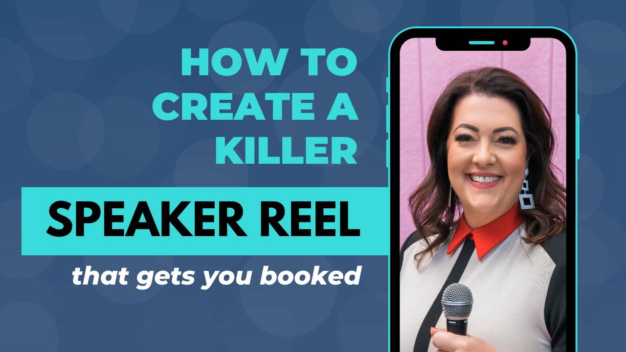 How to create a killer speaker reel that gets you booked