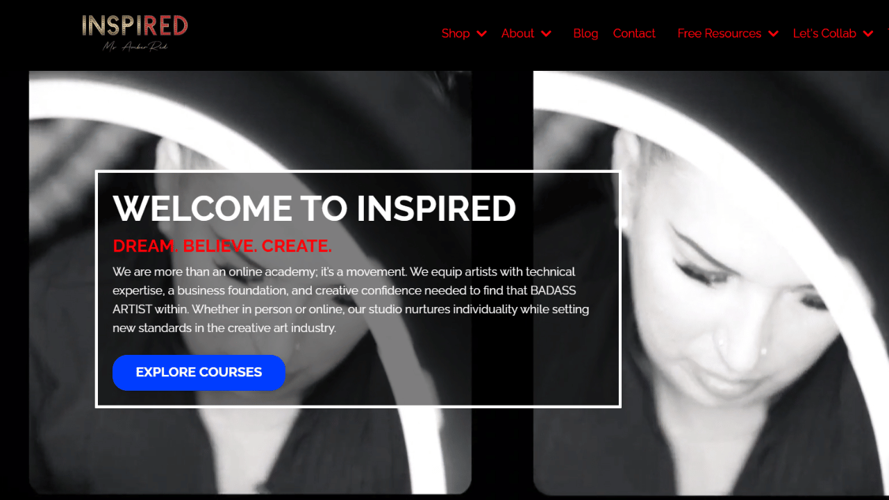 Get your business or online courses hosted on Inspired