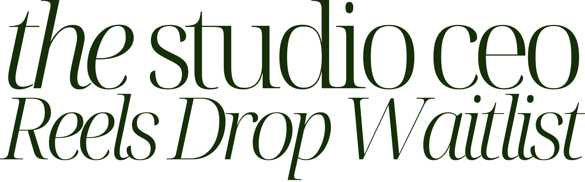 The Weekly Reels Drop