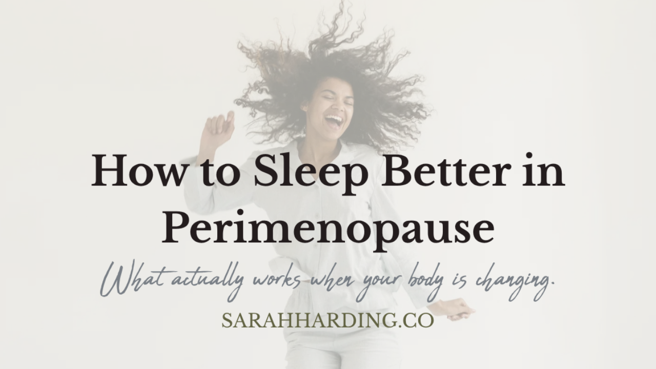 sleep perimenopause