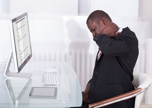 sitting neck pain