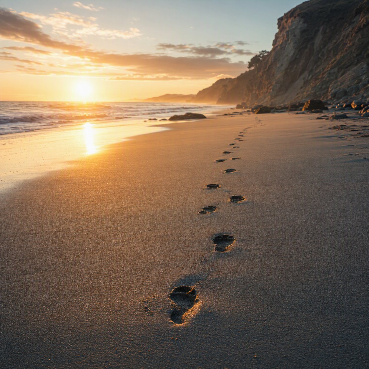 A quiet morning path
