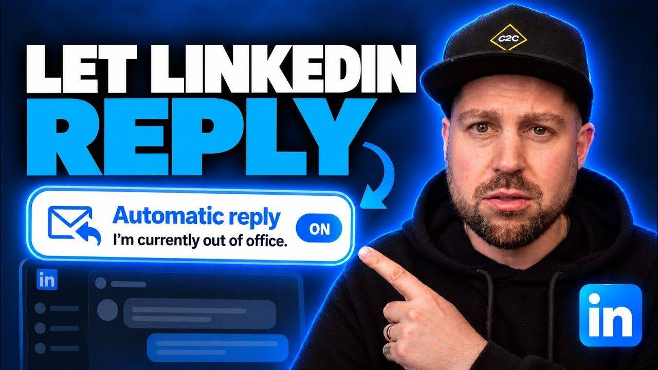 How to set an out of office message on LinkedIn