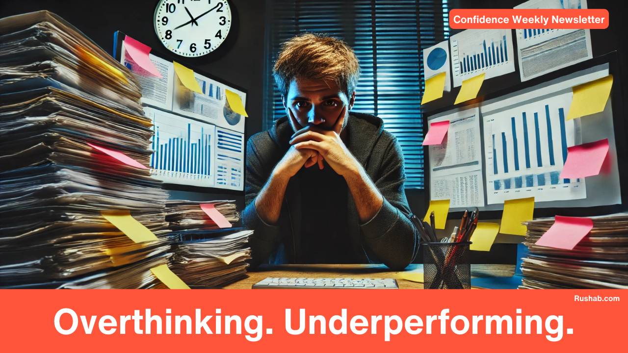 Overthinking. Underperforming.
