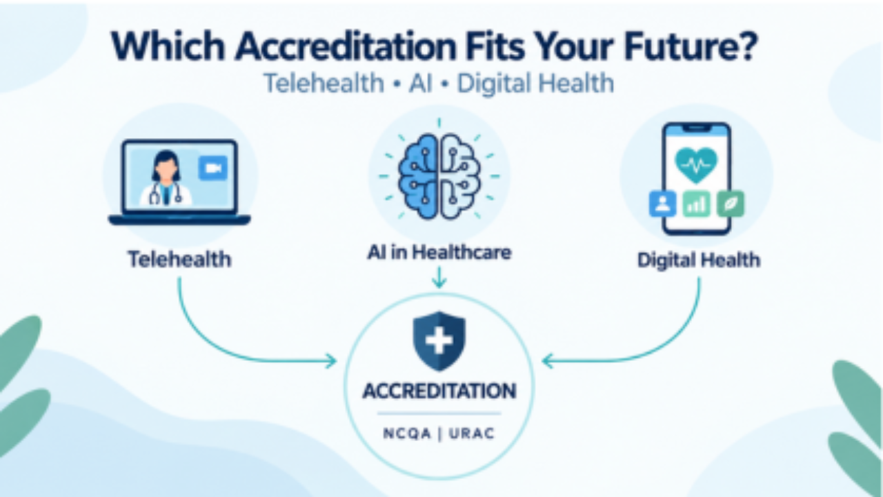 Choosing the Right Accreditation for Telehealth, AI, and Digital Health Organizations
