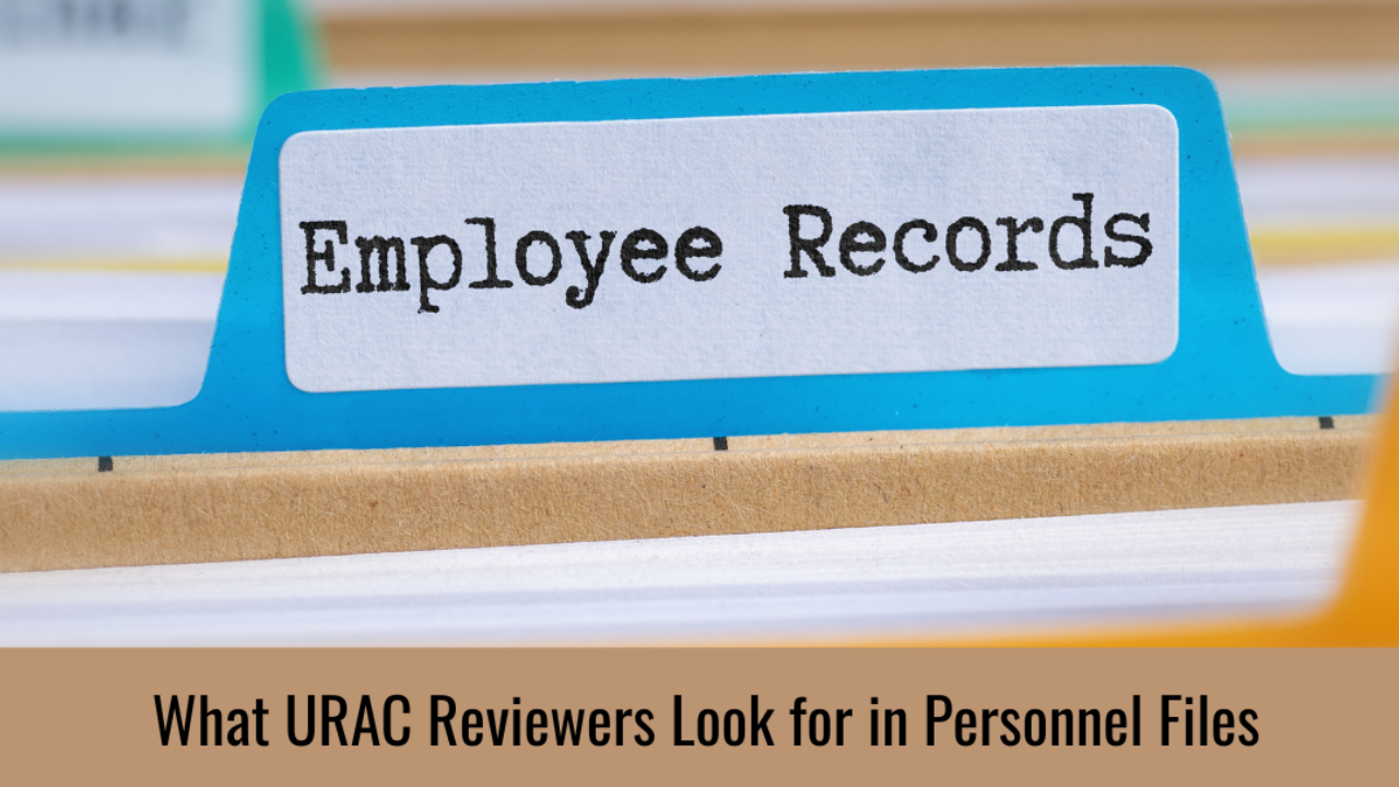 What URAC reviewers look for in Personnel files