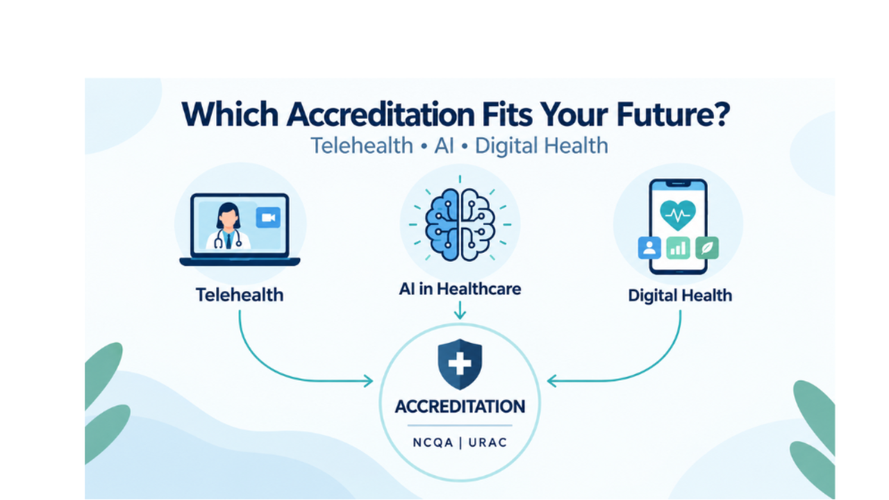 Choosing the Right Accreditation for Telehealth, AI, and Digital Health Organizations
