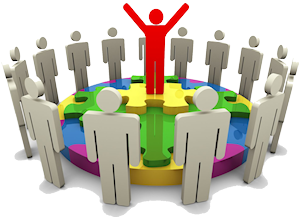 Key personnel selection assistance visual showing hiring process support for coaching participants