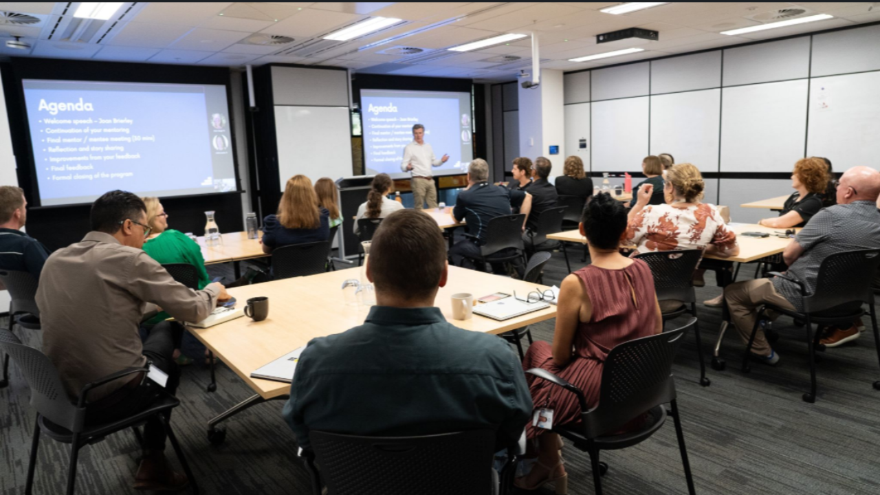 mentor training session