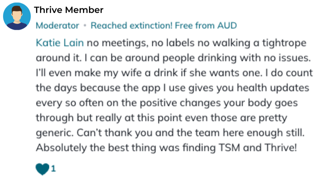 thrive alcohol recovery review